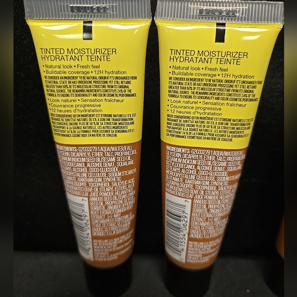 Mixed 4pc Lot Maybelline Fit Me Tinted Moisturizer With Aloe 360 368 & 370 - Picture 5 of 6